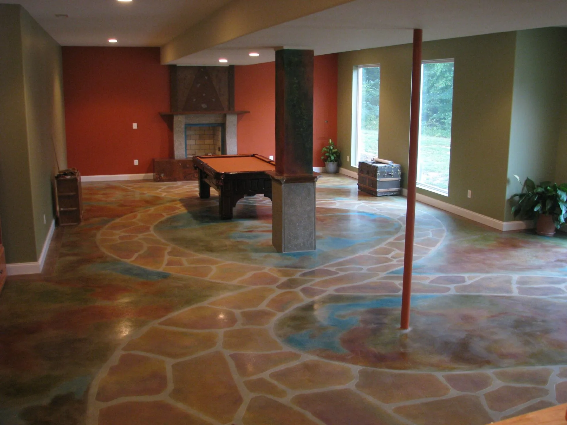 Converting old concrete into a gorgeous new surface